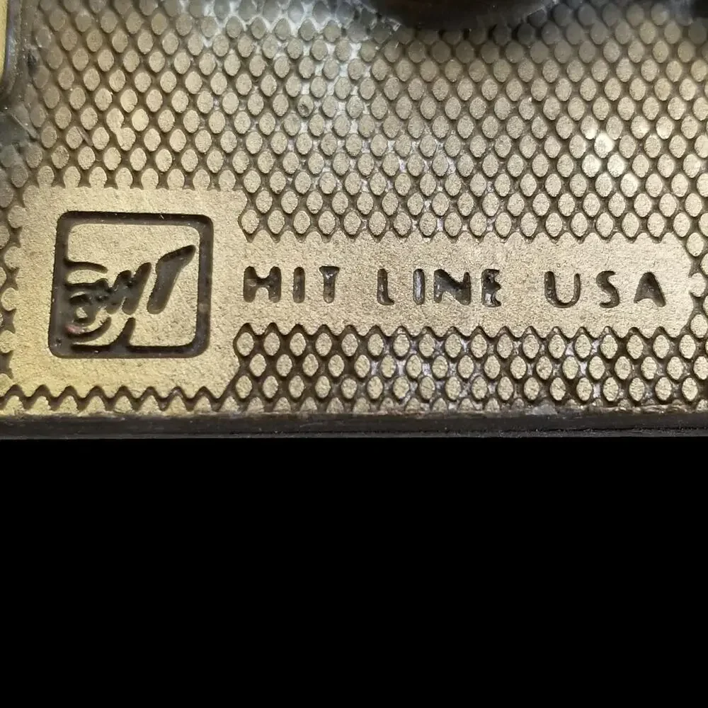 Vintage Belt Buckle E.V. Camp Steel Works Atlanta GA USA Made by Hit Line‎